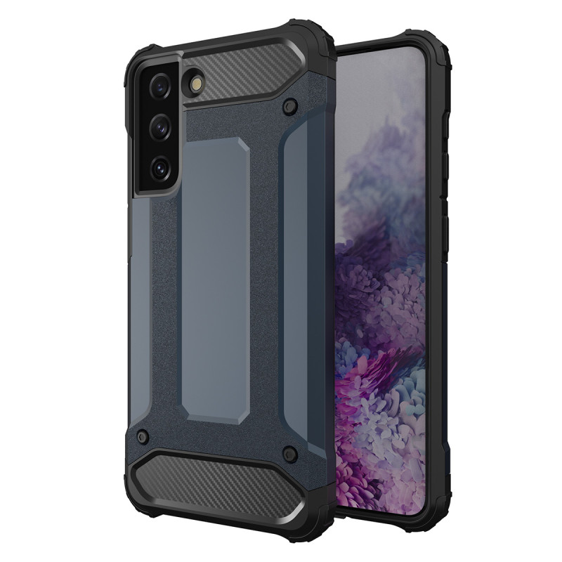 Hybrid Armor dėklas, skirtas Samsung Galaxy S23+ šarvuotas hibridinis dangtelis mėlynas