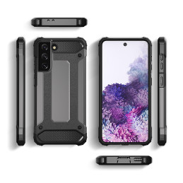 Hybrid Armor dėklas, skirtas Samsung Galaxy S23+ šarvuotas hibridinis dangtelis mėlynas