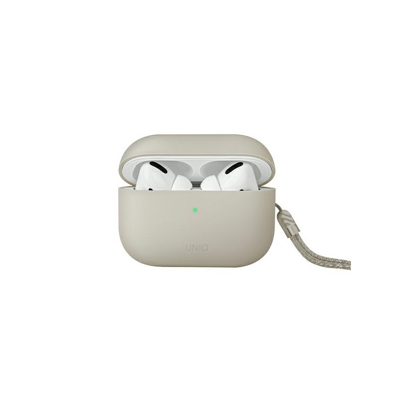 UNIQ Lino dėklas, skirtas AirPods Pro 2 - smėlio spalvos