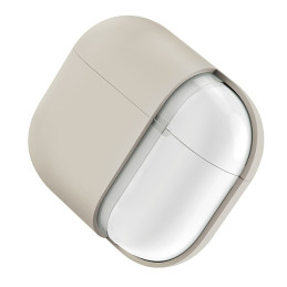 UNIQ Lino dėklas, skirtas AirPods Pro 2 - smėlio spalvos