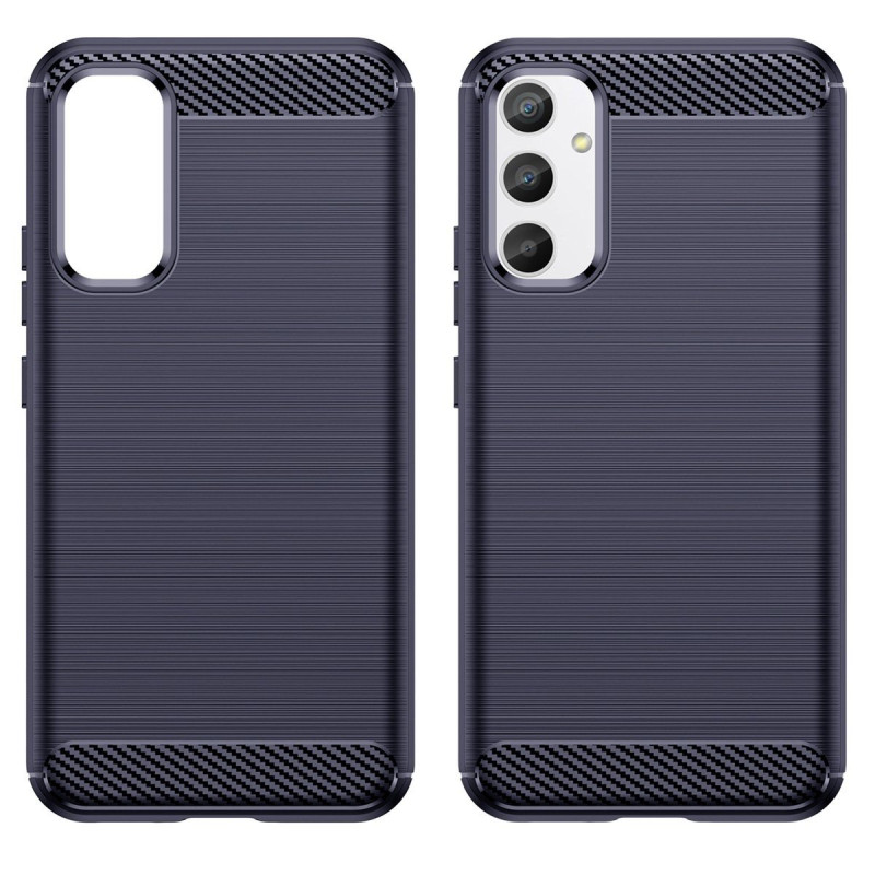 Carbon Case dėklas Samsung Galaxy A54 5G lankstus silikoninis anglies dangtelis mėlynas