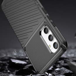 Thunder Case dėklas Samsung Galaxy A34 5G silikoniniu šarvuotu dangteliu juodas