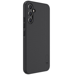 Nillkin Super Frosted Shield kietas dėklas, skirtas Samsung Galaxy A34 5G – juodas