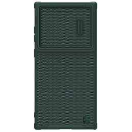 Nillkin Textured S Case Samsung Galaxy S22 Ultra šarvuotas dangtelis su žalios spalvos fotoaparato dangteliu