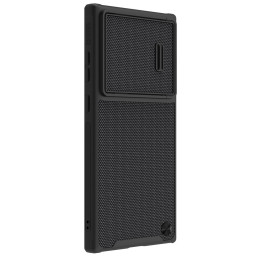 Nillkin Textured S Case Samsung Galaxy S22 Ultra šarvuotas dangtelis su juodu fotoaparato dangteliu