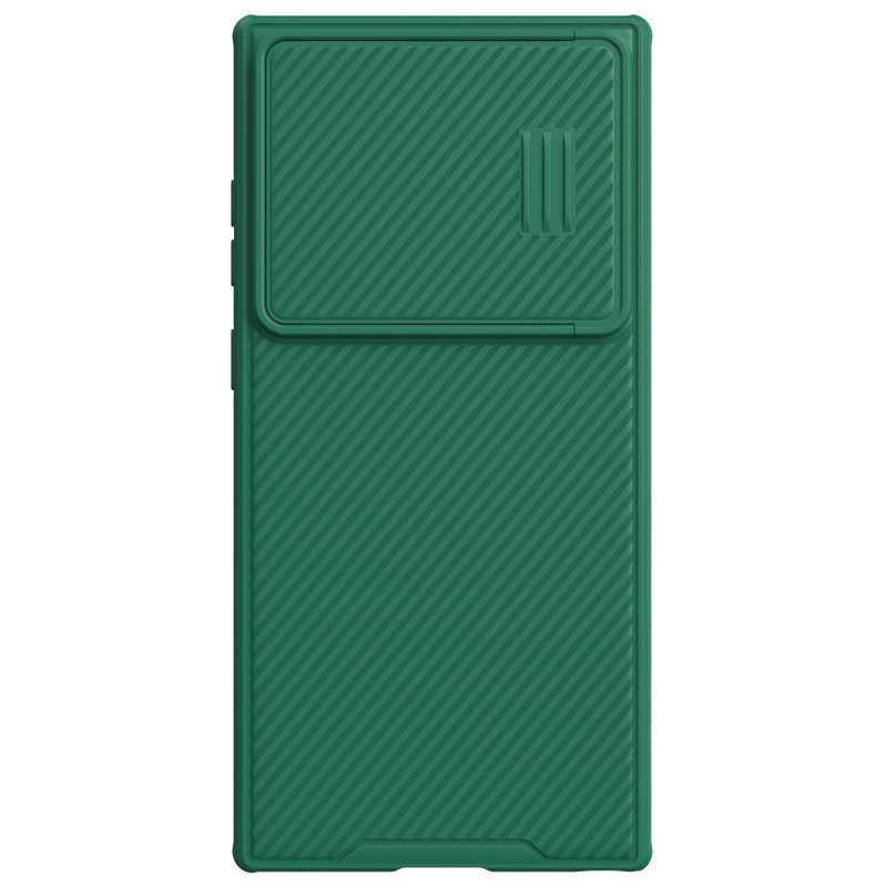 Nillkin CamShield S dėklas Samsung Galaxy S23 Ultra Armored Cover Camera Protector Protector Green