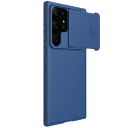 Nillkin CamShield S dėklas Samsung Galaxy S23 Ultra Armored Cover Camera Protector Blue
