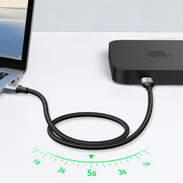 Ugreen kabelis USB – USB 3.0 5Gb/ s 1m pilkas (US373)
