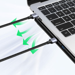 Ugreen kabelis USB – USB 3.0 5Gb/ s 0.5m pilkas (US373)