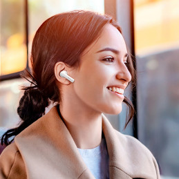 Belaidės Bluetooth 5.2 TWS ANC ausinės Ugreen HiTune T3 Active WS106 - balta