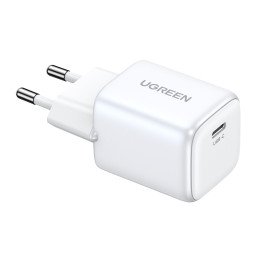 GaN USB C 30W PD Ugreen Nexode Mini greitas įkroviklis - baltas