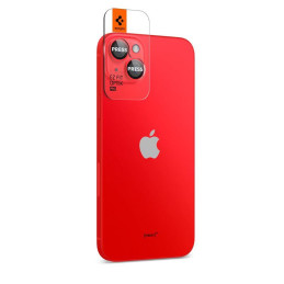 Spigen Glas.tR EZ Fit Optik Camera Protector iPhone 14 / 14 Plus - Raudona 2 vnt.
