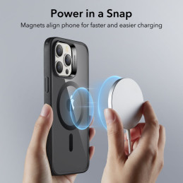 ESR Classic Hybrid Halolock MagSafe dėklas skirtas iPhone 14 Pro Max - matinė juoda