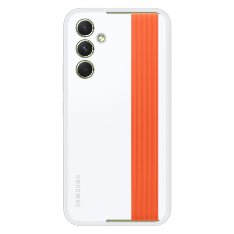 Samsung Haze Grip dėklas, skirtas Samsung Galaxy A54 5G dangtelis baltas (EF-XA546CWEGWW)