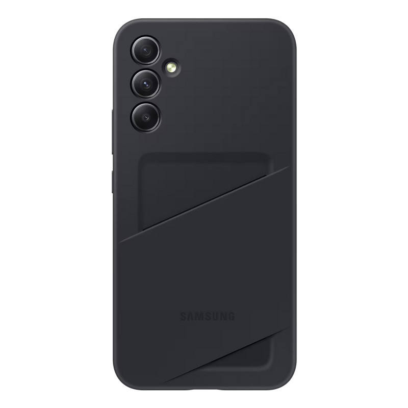 Samsung Card Slot Cover dėklas, skirtas Samsung Galaxy A34 5G kortelių piniginės dangtelis juodas (EF-OA346TBEGWW)