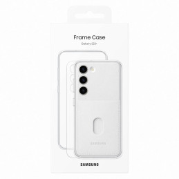 Samsung Frame Cover dėklas, skirtas Samsung Galaxy S23+ dėklui su keičiamomis nugarėlėmis baltas (EF-MS916CWEGWW)