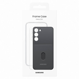 Samsung Frame Cover dėklas, skirtas Samsung Galaxy S23+ dėklui su keičiamomis nugarėlėmis juodos spalvos (EF-MS916CBEGWW...
