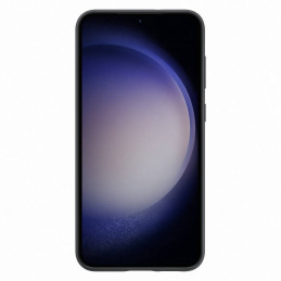 Samsung Silicone Grip Cover dėklas, skirtas Samsung Galaxy S23+ silikoniniam dėklui su juodu rankos dirželiu (EF-GS916TB...