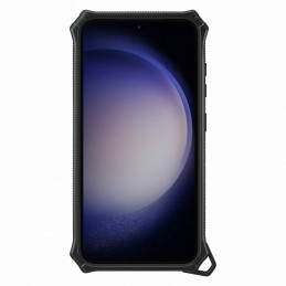 „Samsung Rugged Gadget Case“ dėklas, skirtas „Samsung Galaxy S23“ šarvuoto dangtelio žiedo laikiklio stovui, pilkas (EF-...