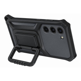 „Samsung Rugged Gadget Case“ dėklas, skirtas „Samsung Galaxy S23“ šarvuoto dangtelio žiedo laikiklio stovui, pilkas (EF-...