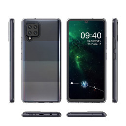 Ultra Clear Gel Case Cover 0,5mm Samsung Galaxy A12 / Galaxy M12 Skaidrus