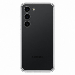 Samsung Frame Cover dėklas, skirtas Samsung Galaxy S23 dėklui su keičiamomis nugarėlėmis juodos spalvos (EF-MS911CBEGWW)