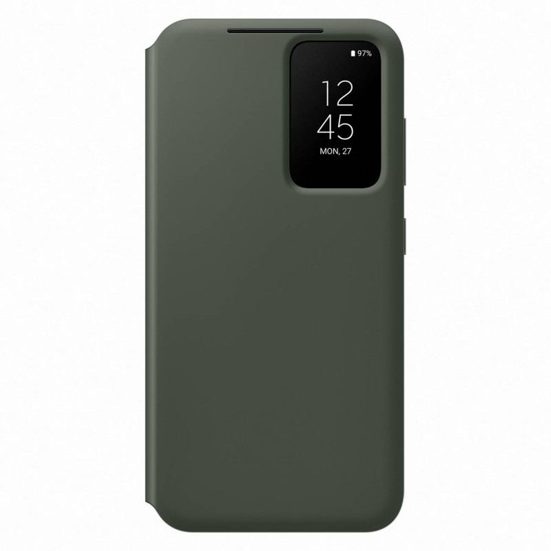 Samsung Smart View piniginės dėklas EF-ZS911CGEGWW, skirtas Samsung Galaxy S23 su atvartu - chaki