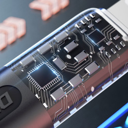 Greito įkrovimo laidas 120W 1m 3in1 USB - USB-C / microUSB / Lightning Dudao L22X - sidabrinis