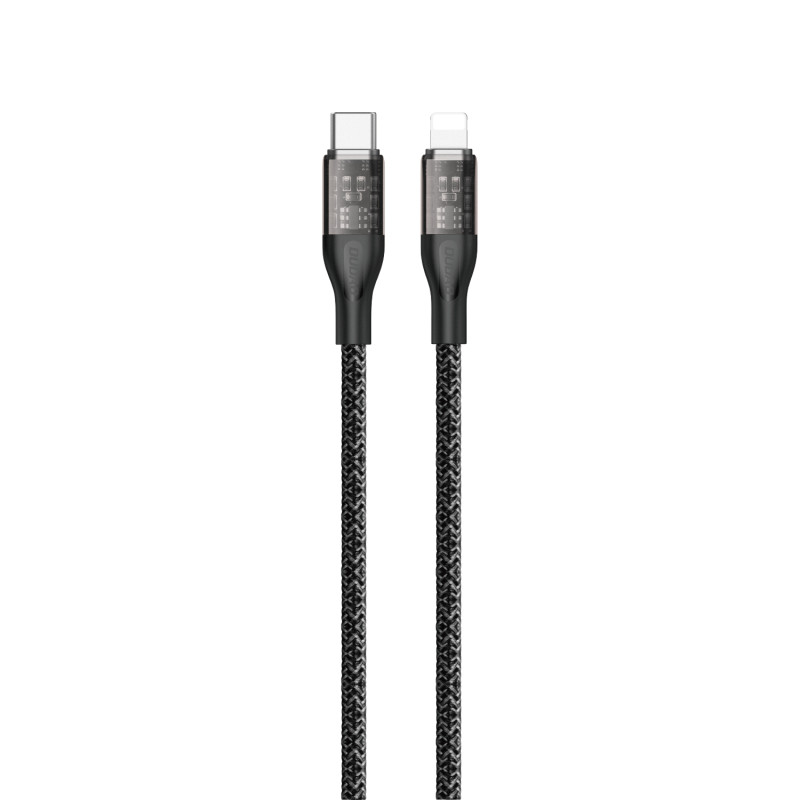Greito įkrovimo laidas 30W 1m USB-C - Lightning Dudao L22 - pilkas