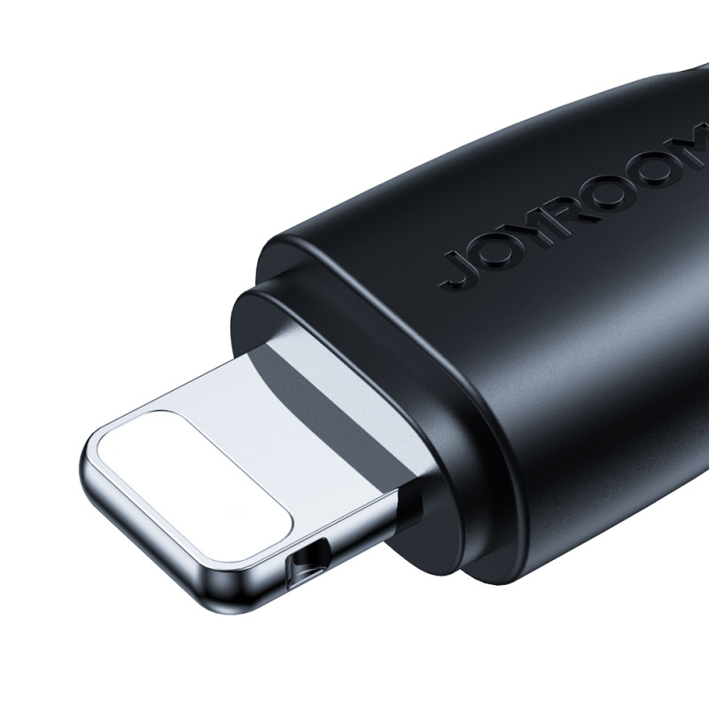 Joyroom Surpass Series A11 USB-A / Lightning 2,4A kabelis 1,2 m – juodas