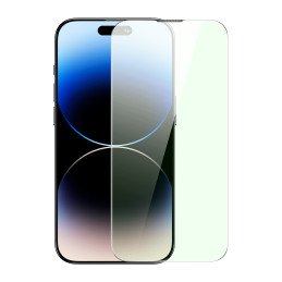 Baseus viso ekrano grūdintas stiklas, skirtas iPhone 14 Pro Max su Anti Blue Light filtru ir 0,3 mm garsiakalbio dangtel...