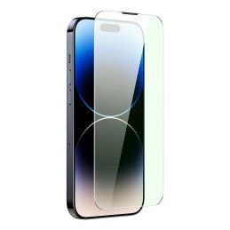 Baseus viso ekrano grūdintas stiklas, skirtas iPhone 14 Pro Max su Anti Blue Light filtru ir 0,3 mm garsiakalbio dangtel...