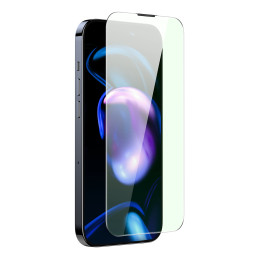 Baseus viso ekrano grūdintas stiklas, skirtas iPhone 14 Pro su Anti Blue Light filtru ir 0,3 mm garsiakalbio dangteliu +...