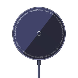 Baseus Simple Mini3 magnetinis įkroviklis MagSafe Qi 15W violetinė
