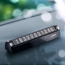 Ugreen parkavimo lentelė automobilio telefono numeriui juoda (LP178)