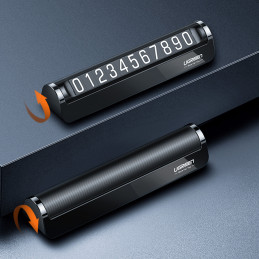 Ugreen parkavimo lentelė automobilio telefono numeriui juoda (LP178)