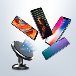 Ugreen LP117 60316 magnetinis automobilinio telefono laikiklis prietaisų skydelyje - juodas