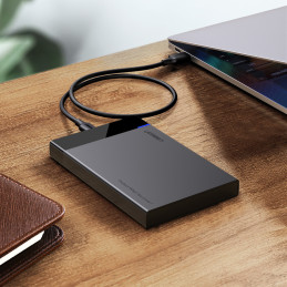 Ugreen adapterio korpusas, skirtas SATA 2,5 colio 6TB USB-C 3.0 disko juodai (US221)