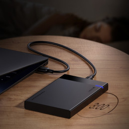 Ugreen adapterio korpusas, skirtas SATA 2,5 colio 6TB USB-C 3.0 disko juodai (US221)