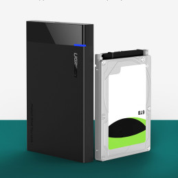 Ugreen adapterio korpusas, skirtas SATA 2,5 colio 6TB USB-C 3.0 disko juodai (US221)