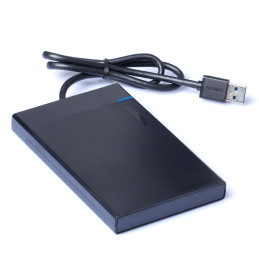 „Ugreen“ adapterio korpusas, skirtas SATA 2,5 colio 5 TB USB 3.0 įrenginiui, juodas (US221 30847)