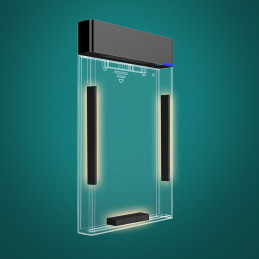 „Ugreen“ adapterio korpusas, skirtas SATA 2,5 colio 5 TB USB 3.0 įrenginiui, juodas (US221 30847)