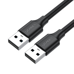 Ugreen USB – USB 2.0 kabelis 480Mb/ s 0.25m juodas (US102)