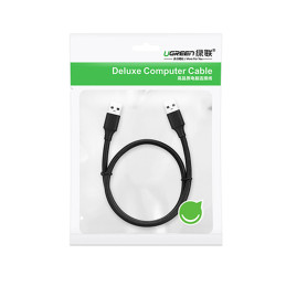 Ugreen USB – USB 2.0 kabelis 480Mb/ s 0.25m juodas (US102)