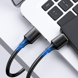 Ugreen USB – USB 2.0 kabelis 480Mb/ s 3m juodas (US102)