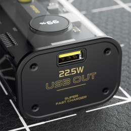 „Dudao“ maitinimo blokas 10 000 mAh USB-C / USB-A 22,5 W PD juodas (K16)