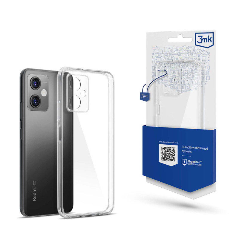 3mk skaidrus dėklas, skirtas Redmi Note 12 5G - skaidrus