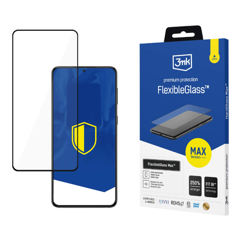 3mk FlexibleGlass Max™ hibridinis stiklas, skirtas Samsung Galaxy S21 FE 5G