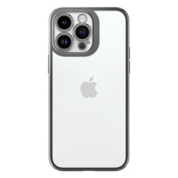 Spigen Optik Crystal dėklas iPhone 14 Pro - skaidrus ir pilkas