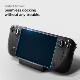 „Spigen Glas.tR EZ“ Tinka grūdintas stiklas „Steam Deck“.